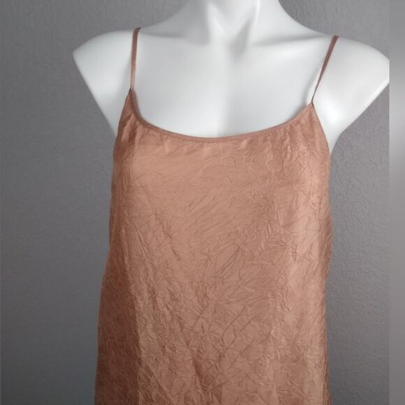 EILEEN FISHER Lightweight Crushed Silk Slip Dress Size XS - Picture 5 of 11